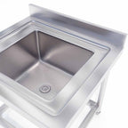 Commercial Stainless Steel Work Sink 70*70*85cm