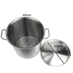 33L Top Grade 18/10 Stainless Steel Stockpot No Lid