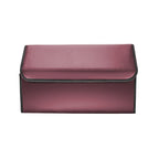 Leather Car Boot Foldable Trunk Cargo Organizer Box Red Large