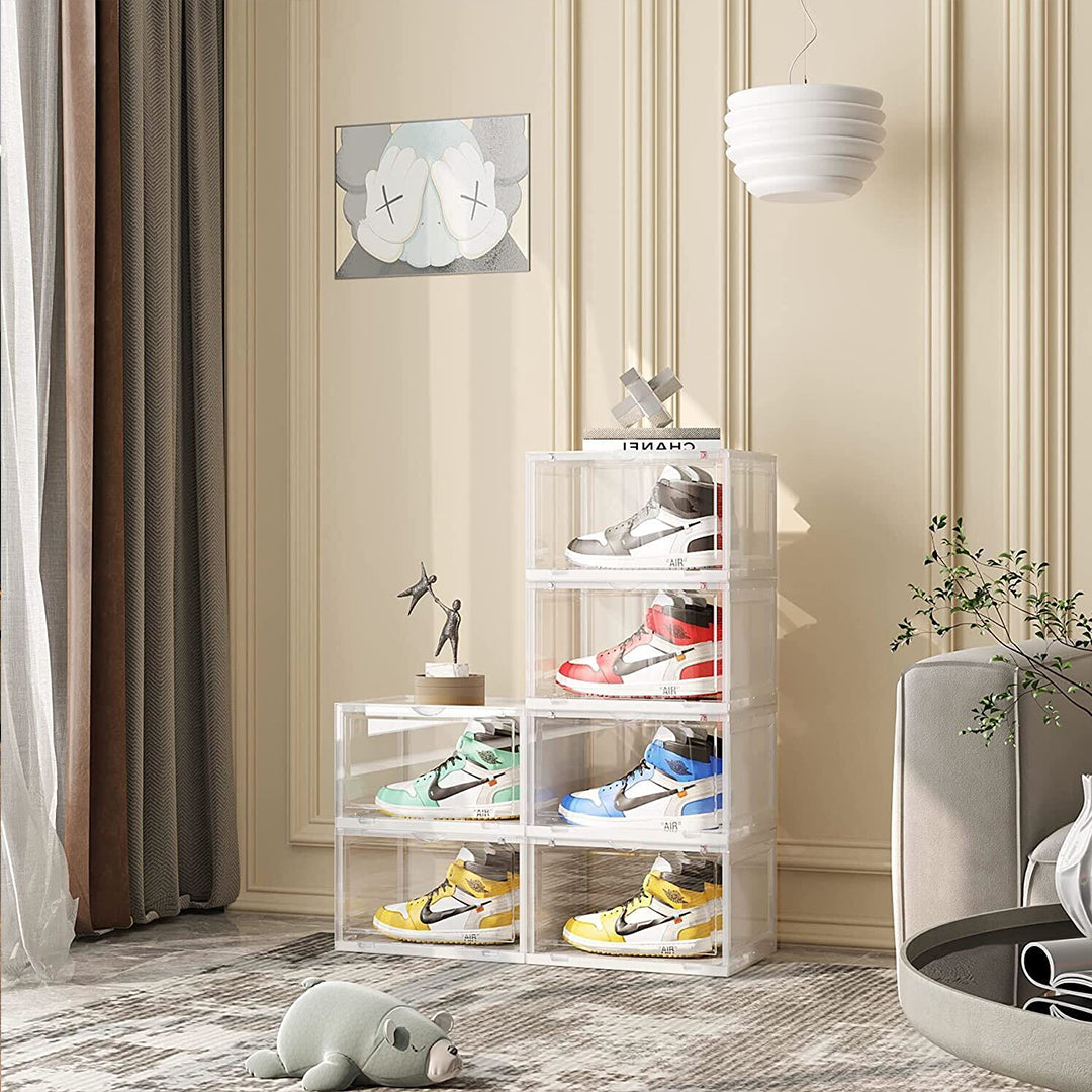 2 Tier Transparent Shoe Organiser