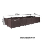 200X36CM Garden Plastic Planter Box
