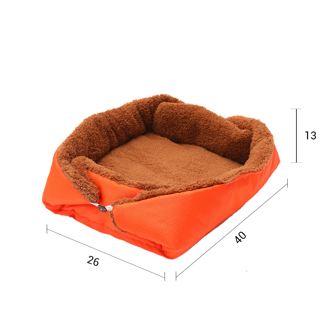 Orange Dual-purpose Cushion Pet Mat