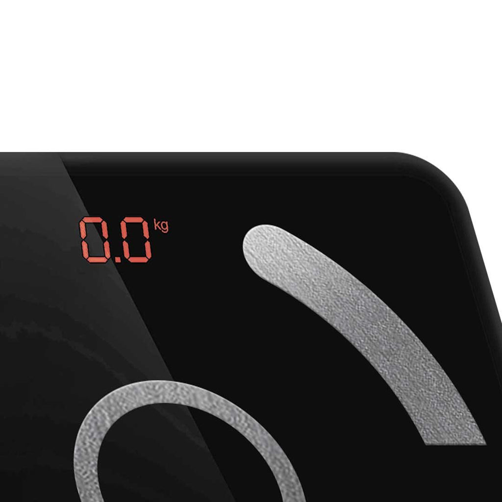 Wireless Bluetooth Digital Body Fat Scale Black
