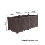 80X36CM Garden Plastic Planter Box