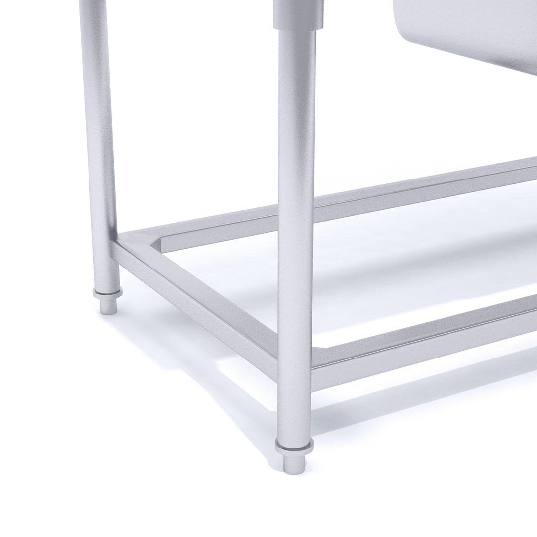 Commercial Stainless Steel Left Single Sink Work Bench 160*70*85cm