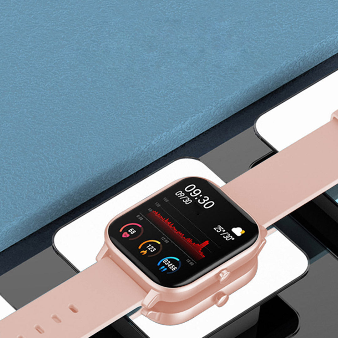 Waterproof Smart Watch Heart Rate Monitor P8 Gold
