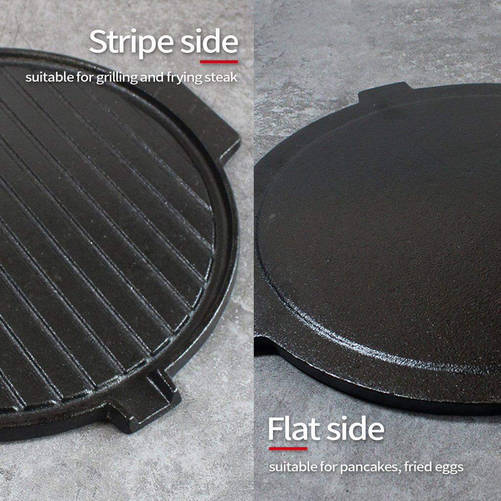 30CM Round Cast Iron Grill Plate