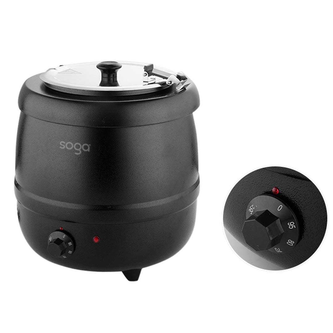 10L Commercial Electric Soup Maker Black
