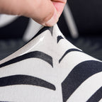 High Stretch 3-Seater Checkered Print Sofa Slipcover