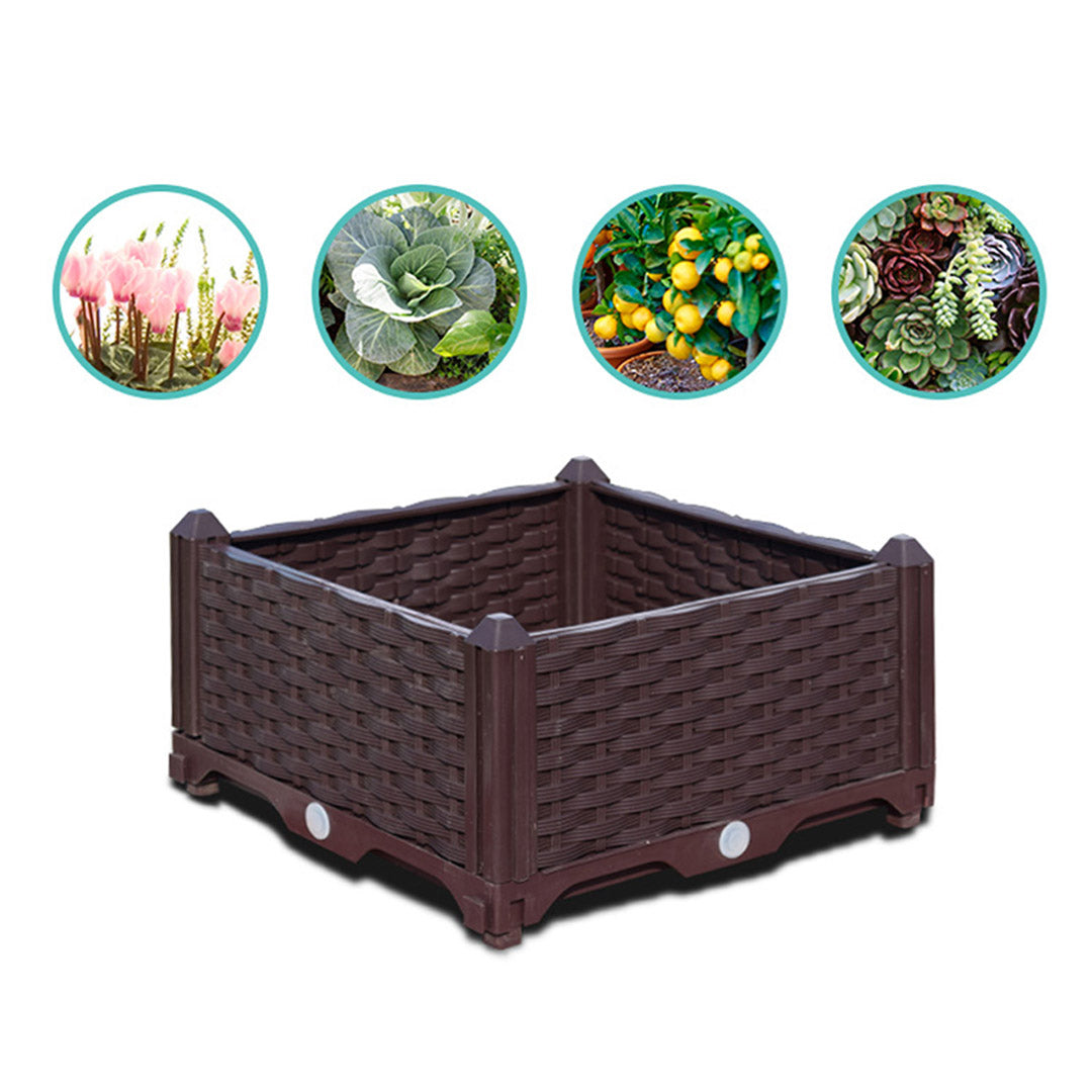 200X36CM Garden Plastic Planter Box with Legs