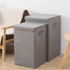 Grey Large Laundry Laundry Hamper Storage Box
