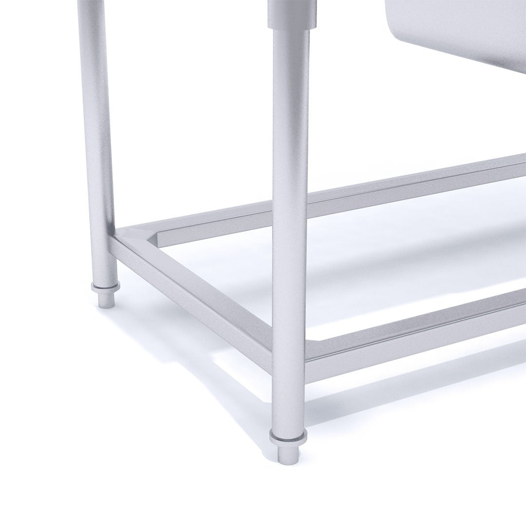 Commercial Stainless Steel Right Dual Sink Bench 160*70*85