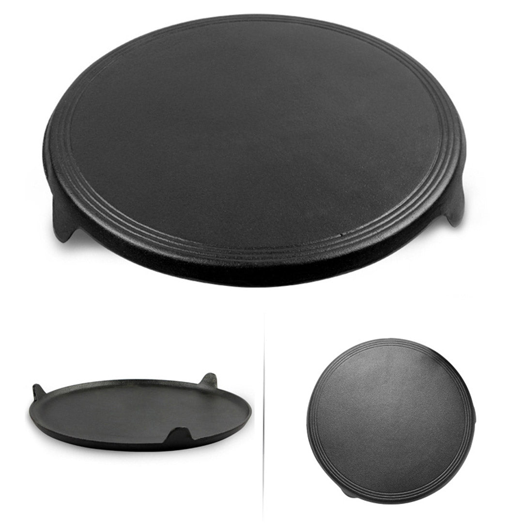 33cm Reversible Cast Iron Crepe Pan