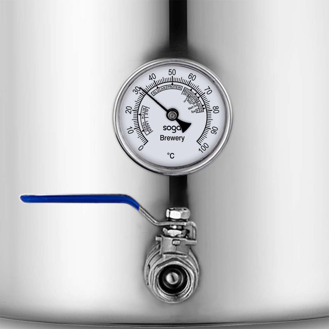 SOGA Stainless Steel 130L Brewery Pot No Lid 55*55cm