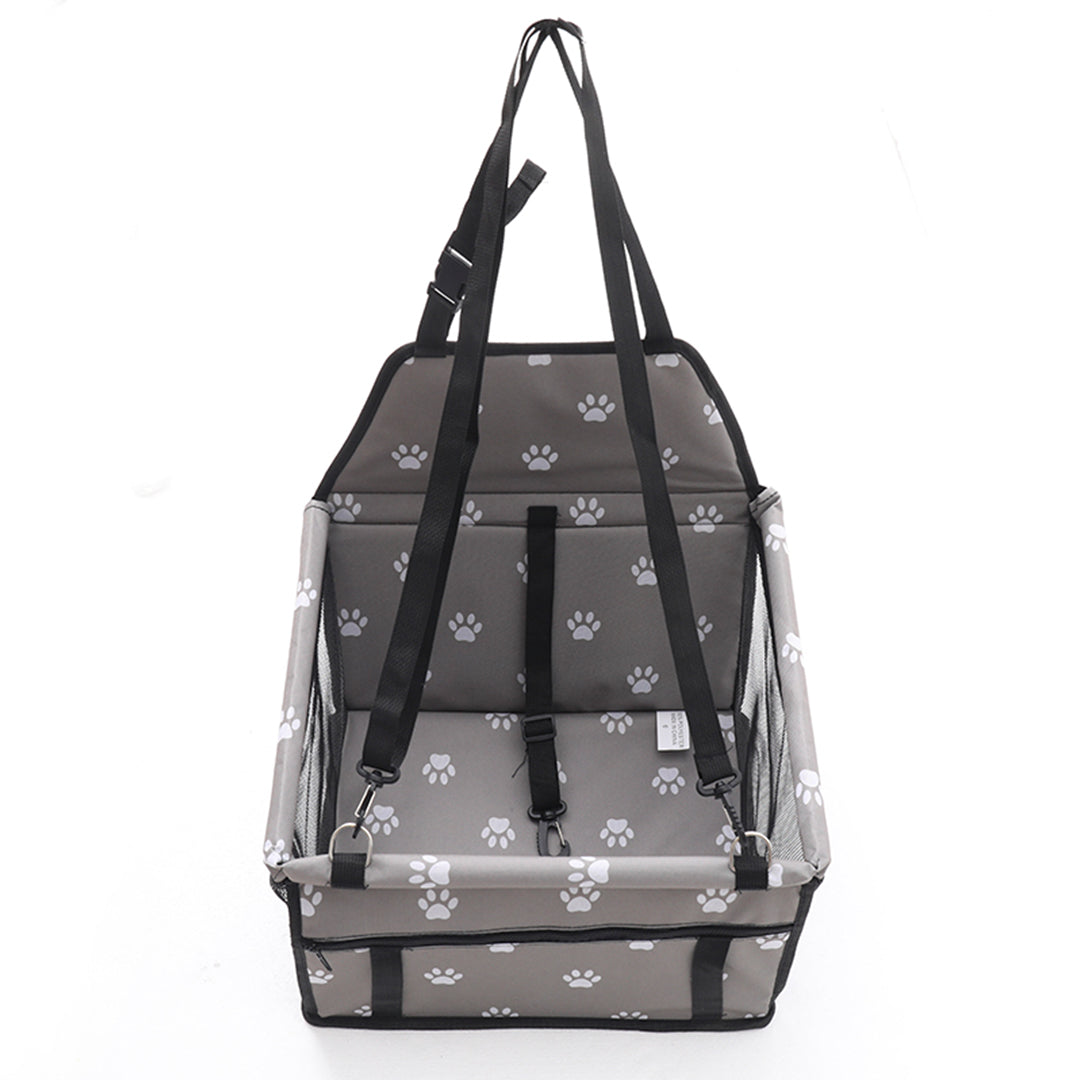 Waterproof Car Seat Pet Booster Grey