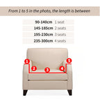 High Stretch 1-Seater Grey Sofa Slipcover