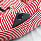 Portable Soft Padded Car Seat Dog Carrier Bed Red