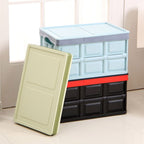 56L Collapsible Car Trunk Storage Box Green