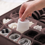 Coffee Flip Top Underwear Storage Box