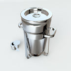 7L Round Stainless Steel Marmite Chafing Dish