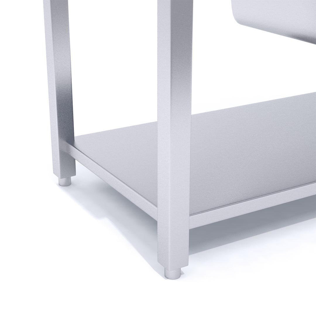 Commercial Stainless Steel Left Single Sink Work Bench 120*70*85cm