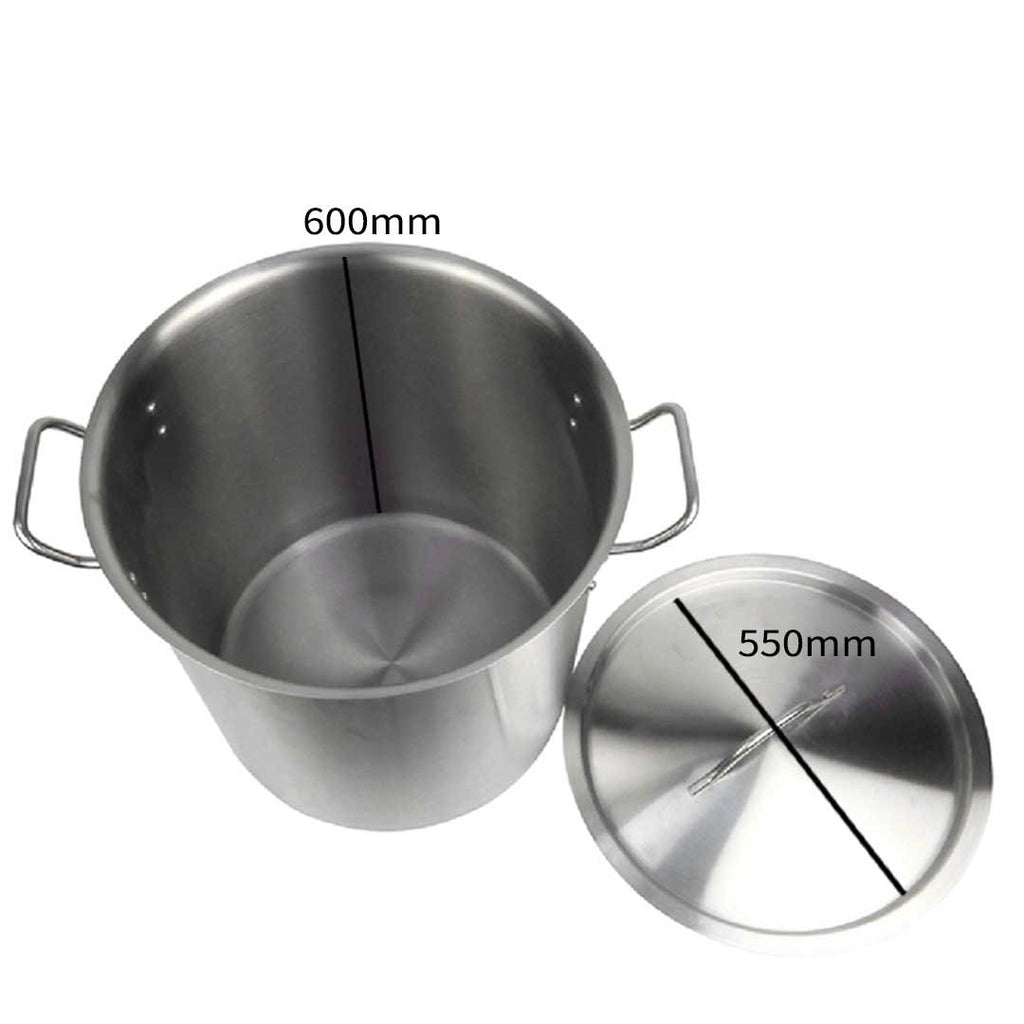 143L Top Grade 18/10 Stainless Steel Stockpot