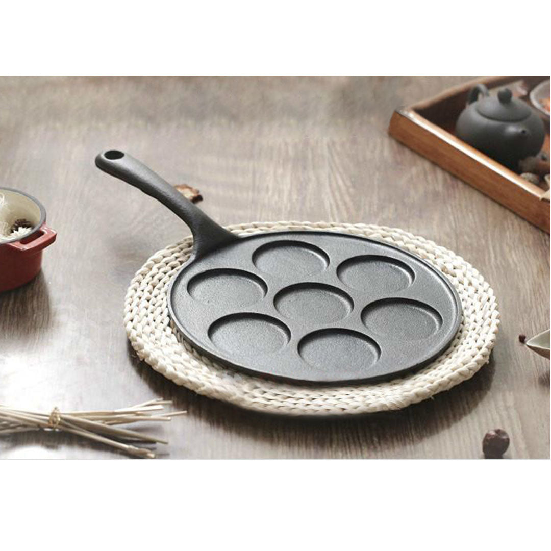 23cm Takoyaki Fry Pan 7 Hole Mold