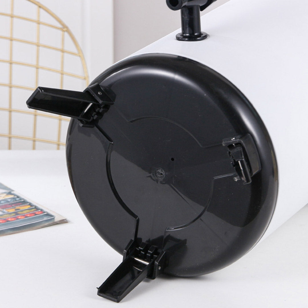 12L Stainless Steel Milk Tea Barrel with Faucet White