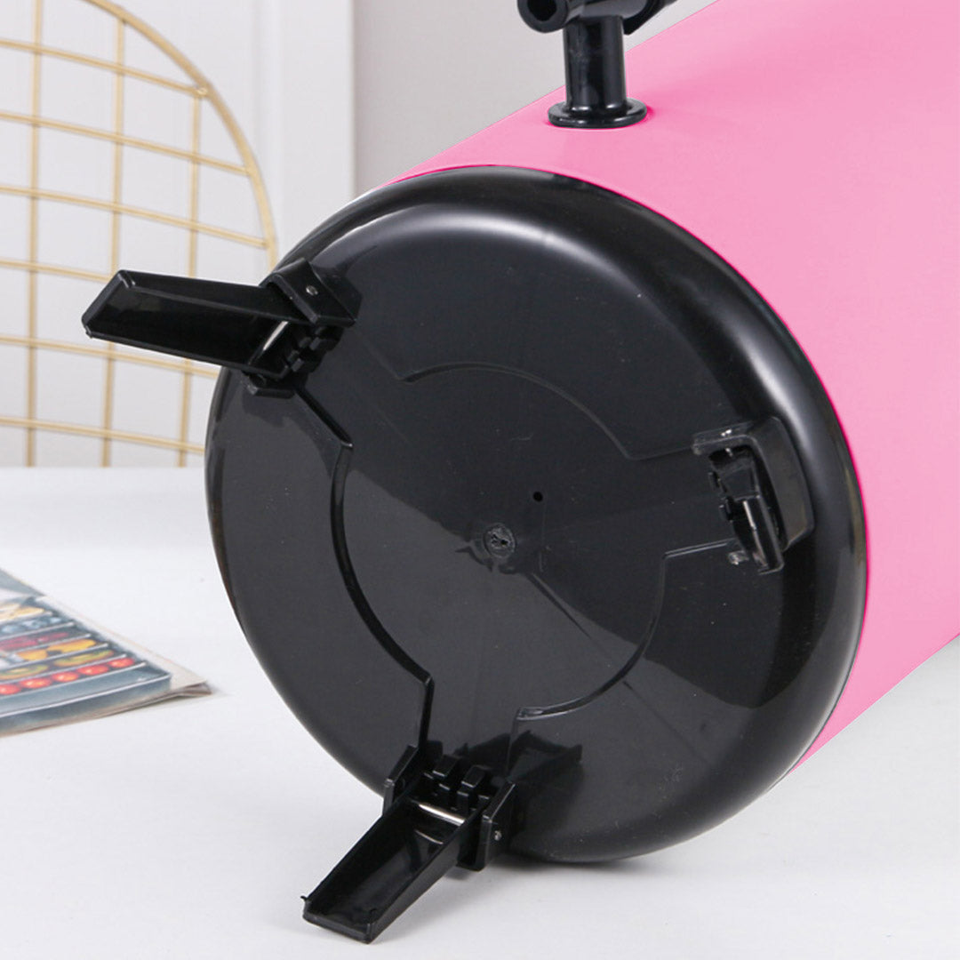 12L Stainless Steel Milk Tea Barrel with Faucet Pink