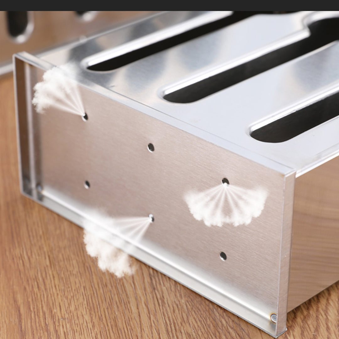 Stainless Steel Buffet Utensil Holder 3 Holes