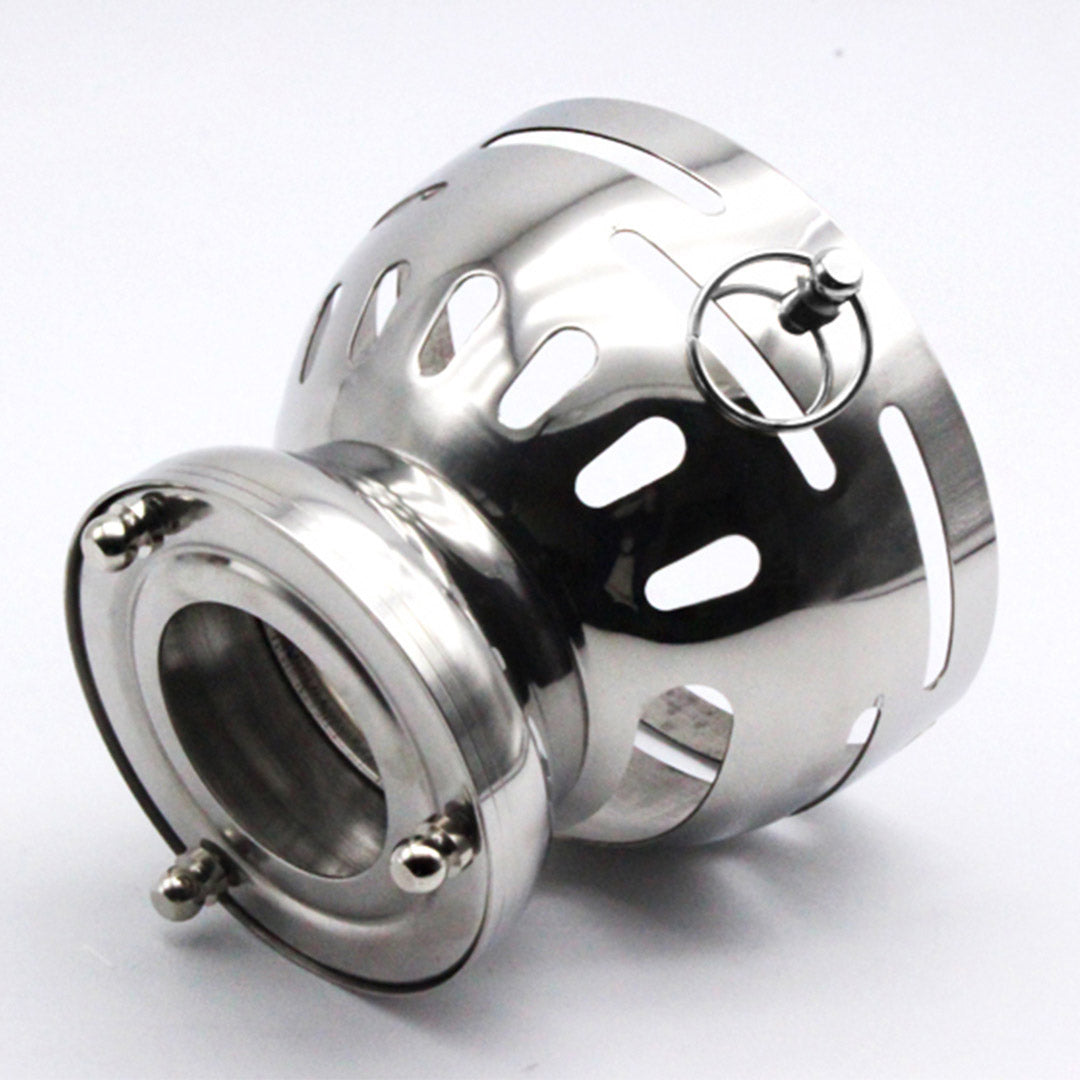 Stainless Steel Single Hot Pot with Glass Lid