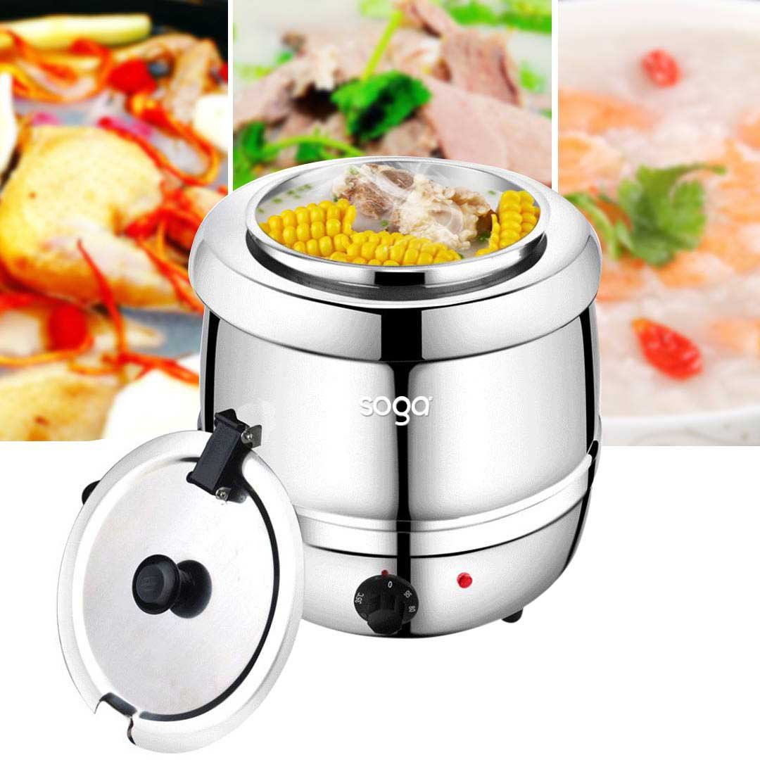 10L Commercial Electric Soup Maker Stainless Steel