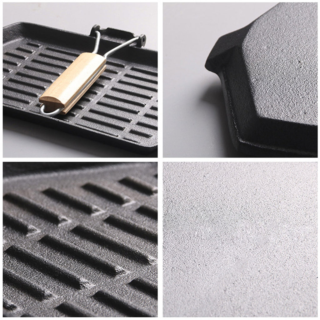 Rectangular Cast Iron Griddle Pan