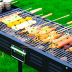 66cm Portable Folding Thick Box-Type Charcoal Grill