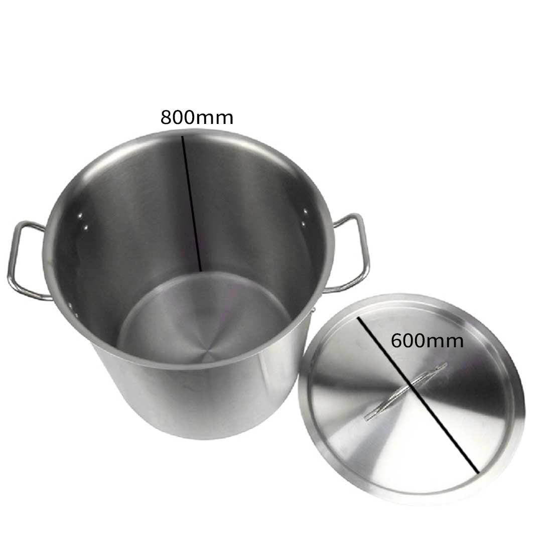 225L Top Grade 18/10 Stainless Steel Stockpot