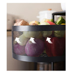 5 Tier Steel Round Rotating Kitchen Cart