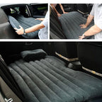 Portable Inflatable Car Mattress Air Bed Blue
