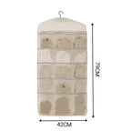 White Dual Hanging Storage Bag