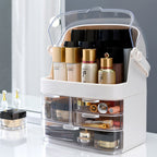 3 Tier White Countertop Cosmetic Storage Organiser
