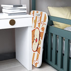 Brown Cute Dog Design Foldable Study Bed Table Adjustable Portable Desk Stand With Notebook Holder And Cup Slot