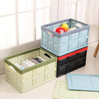 56L Collapsible Car Trunk Storage Box Green