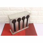 Stainless Steel Buffet Utensil Holder 4 Holes