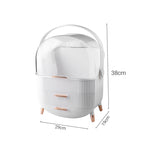 29cm White Countertop Cosmetic Storage