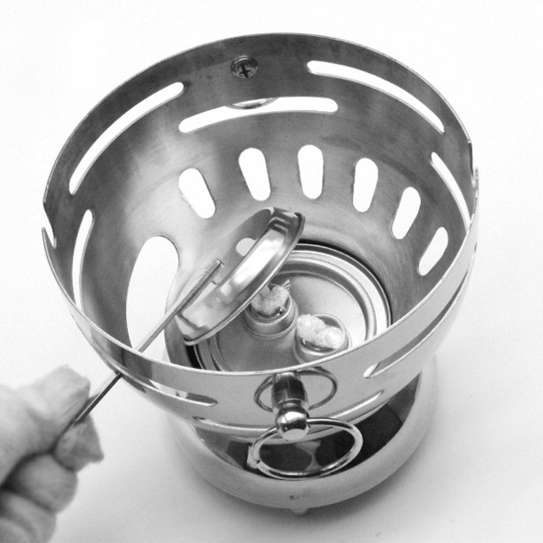 Stainless Steel Single Hot Pot with Glass Lid