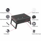 Portable Mini Folding Box-type Grill