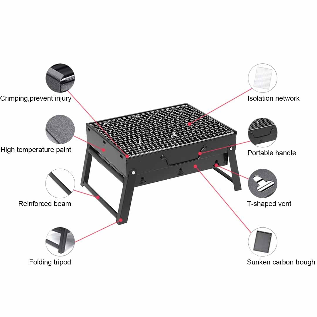 Portable Mini Folding Box-type Grill