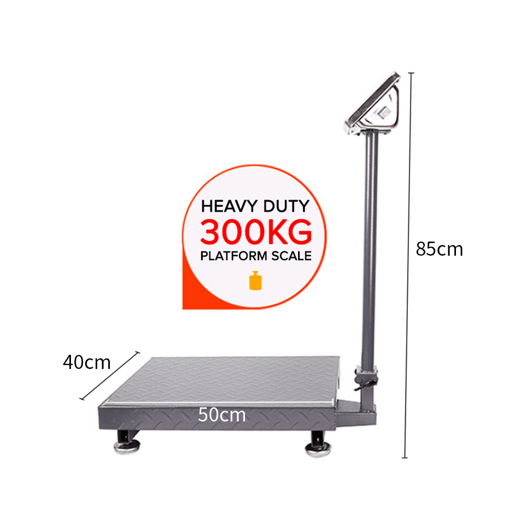300kg Electronic Platform Scale Black