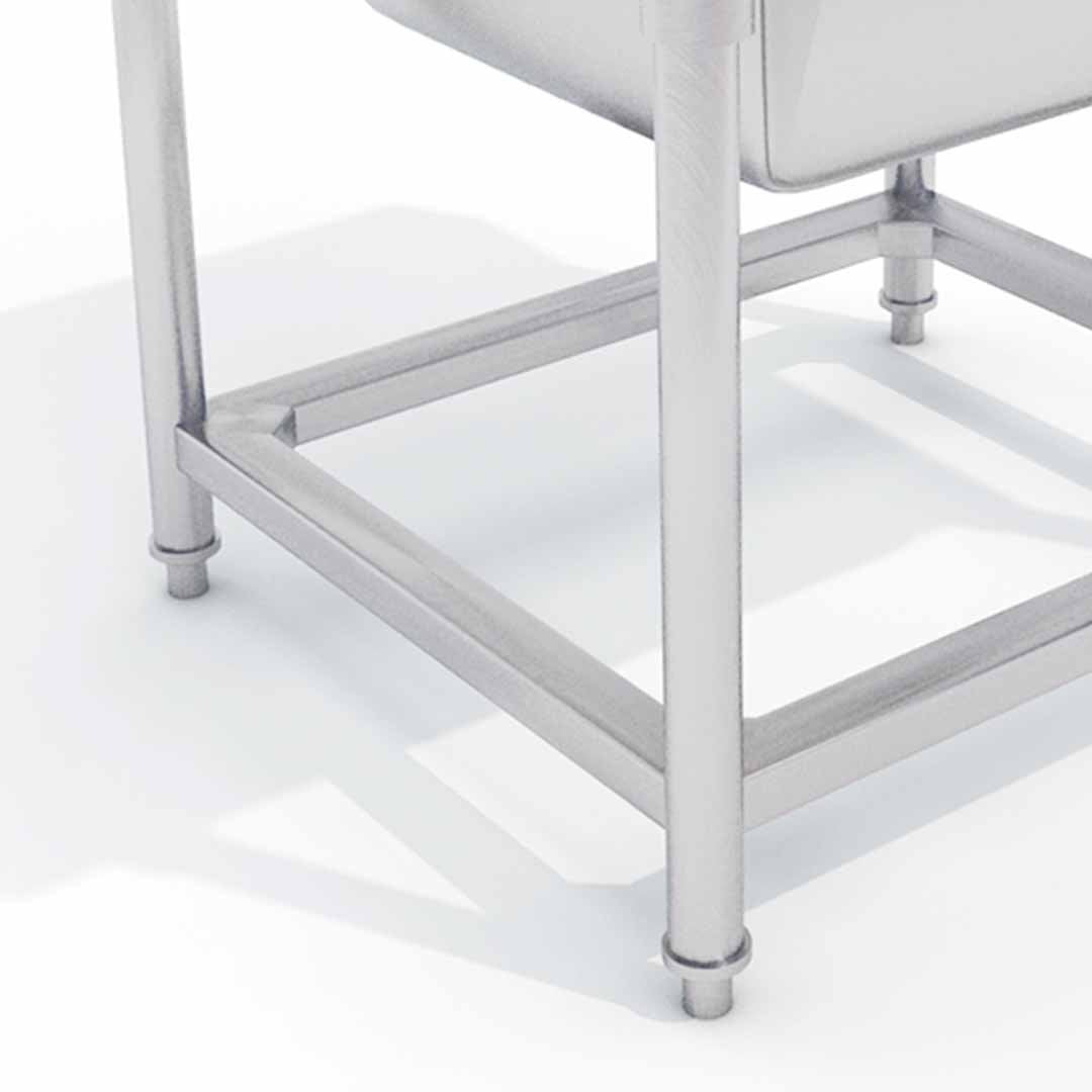 Commercial Stainless Steel Work Sink 70*70*85cm