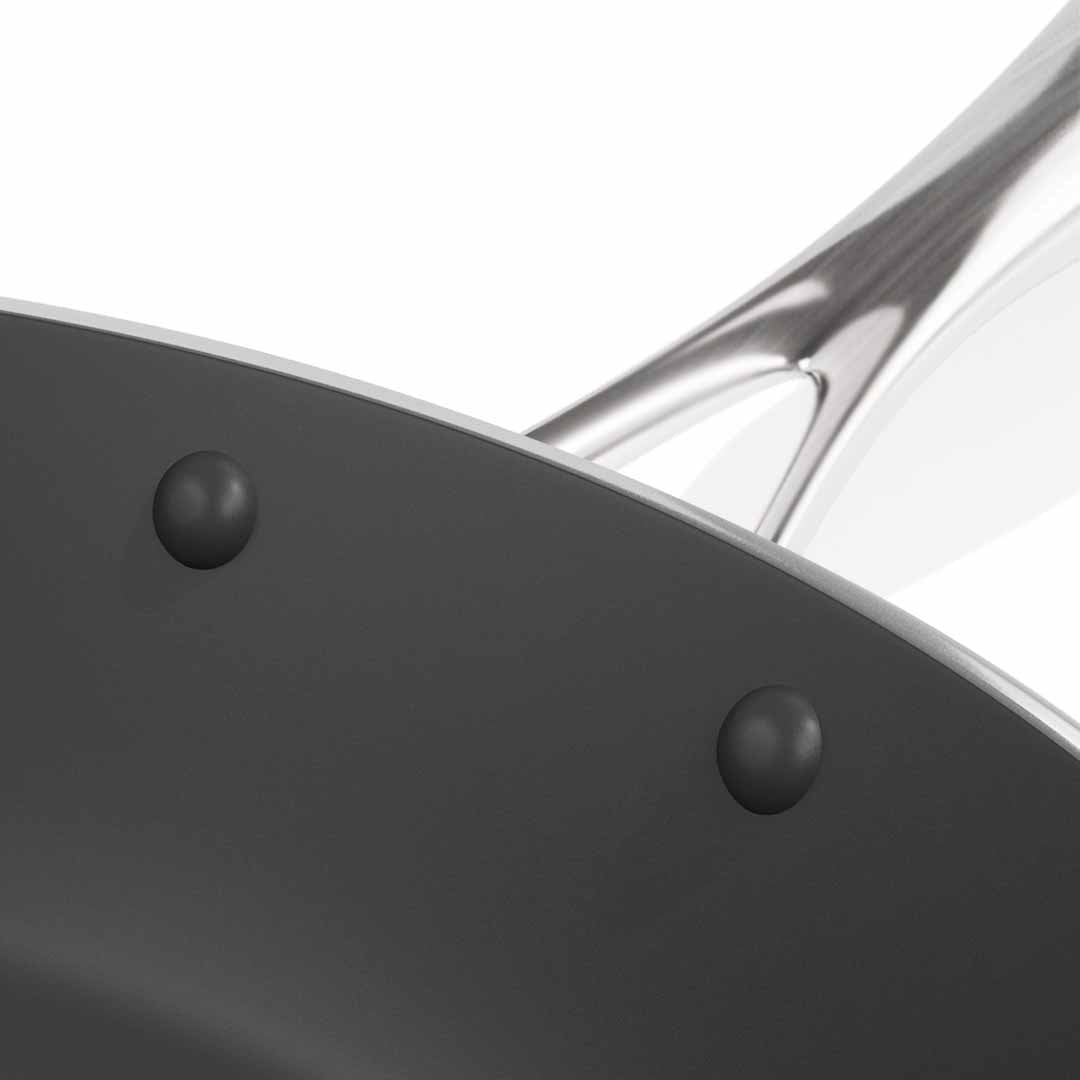28cm Stainless Steel FryPan Non Stick Skillet