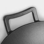 32cm Cast Iron Wok Fry Pan with Double Handle